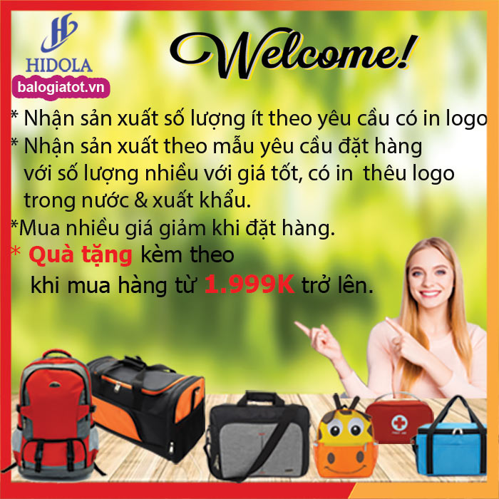 may balo theo yêu cầu